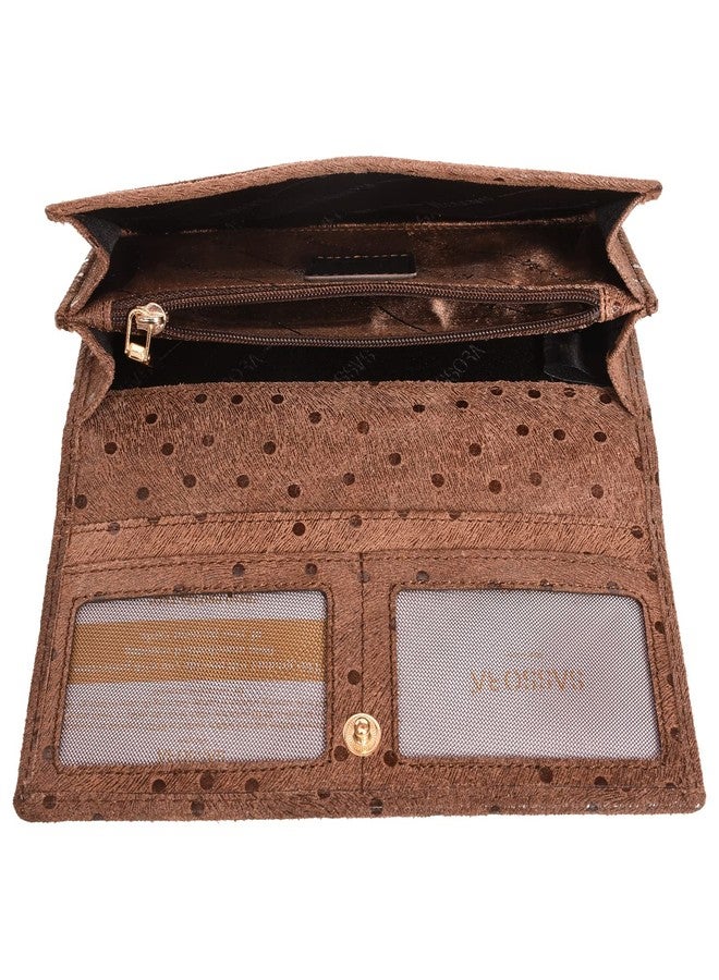 Sassora Genuine Leather Brown Women Purse - A101_Lara - Image 3