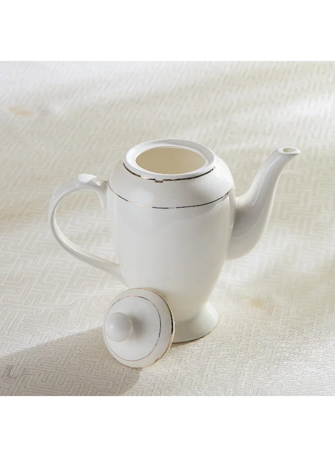 Home Box Gold Rib Tea Pot with Lid
