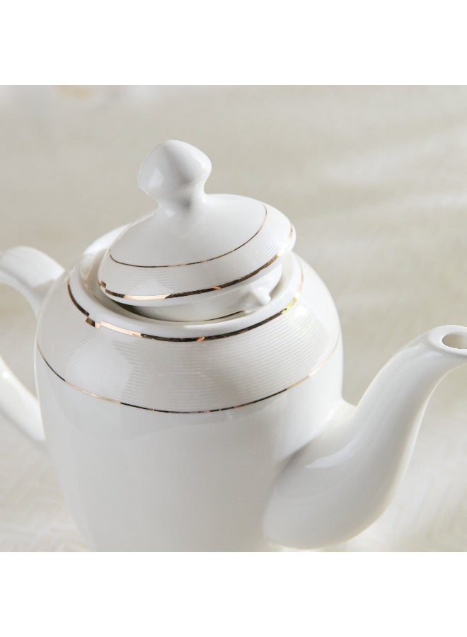 Home Box Gold Rib Tea Pot with Lid - Image 3