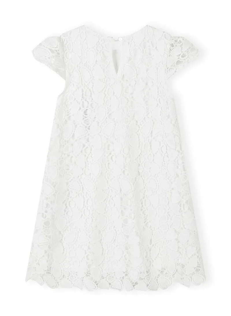 MINOTI Lace Overlay Dress