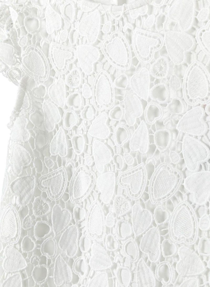 مينوتي فستان دانتيل شفاف - Image 4