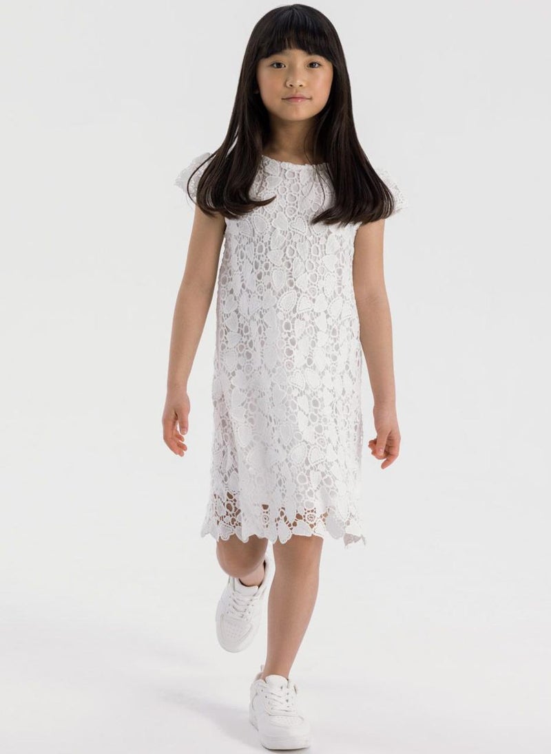 مينوتي فستان دانتيل شفاف - Image 5