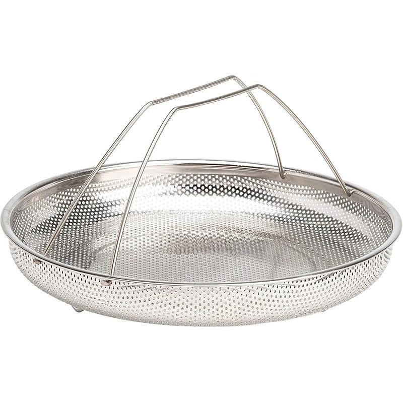Goodful All-In-One Pan Steamer Basket, Premium Stainless Steel Construction, Dishwasher Safe, Perfect for Steaming Vegetables, Full Handle for Easy Use - Image 1