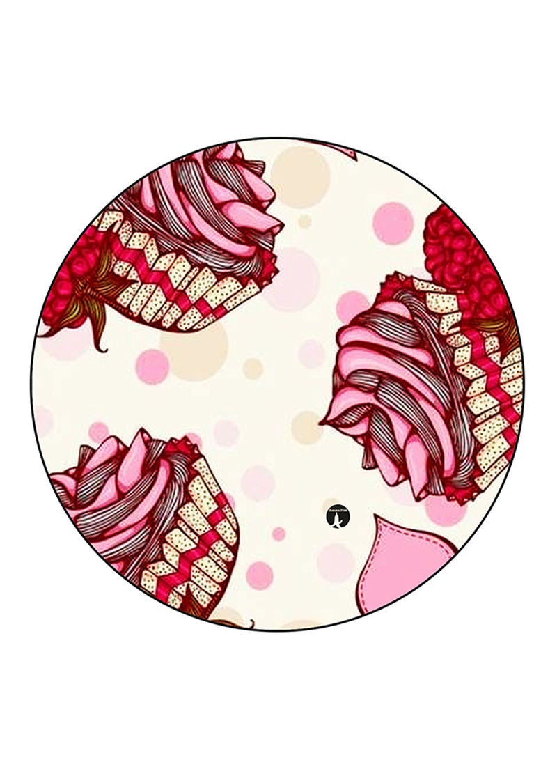 RKN Cupcakes Printed Mouse Pad  Multicolour
