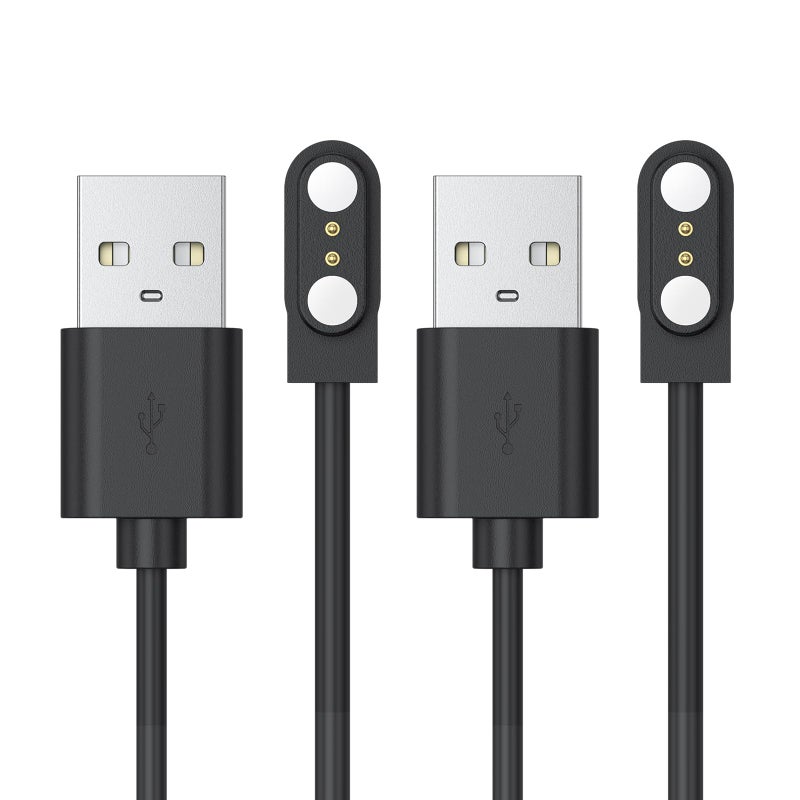 Vanjua 2 Pack VeryFit Smartwatch Charger Replacement Magnetic Charging Cable for IDW26 IDW25 IDW23 IDW21 IDW19 IDW17 IDW16 IDW15 IDW13 ID205L ID206 Smart Watch - Image 3