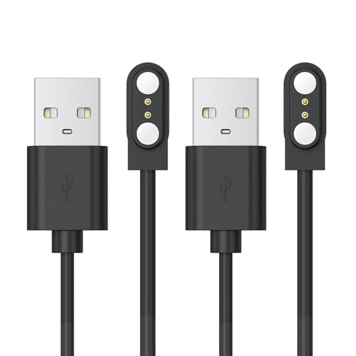 Vanjua 2 Pack VeryFit Smartwatch Charger Replacement Magnetic Charging Cable for IDW26 IDW25 IDW23 IDW21 IDW19 IDW17 IDW16 IDW15 IDW13 ID205L ID206 Smart Watch - Image 1