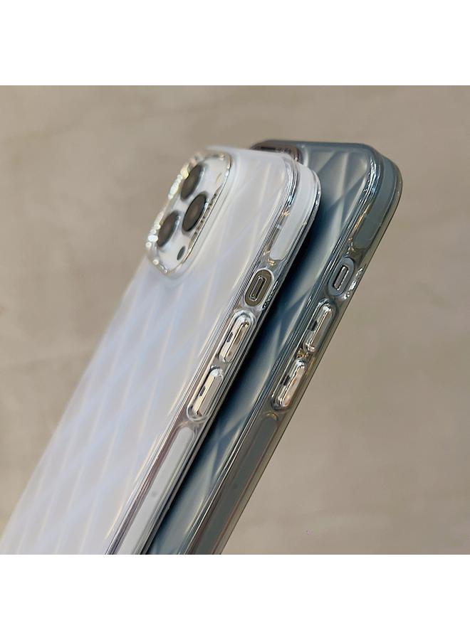 erorex Case For iPhone 13 Pro 3D Rhombus Electroplating TPU Hybrid PC Phone Case - Image 5