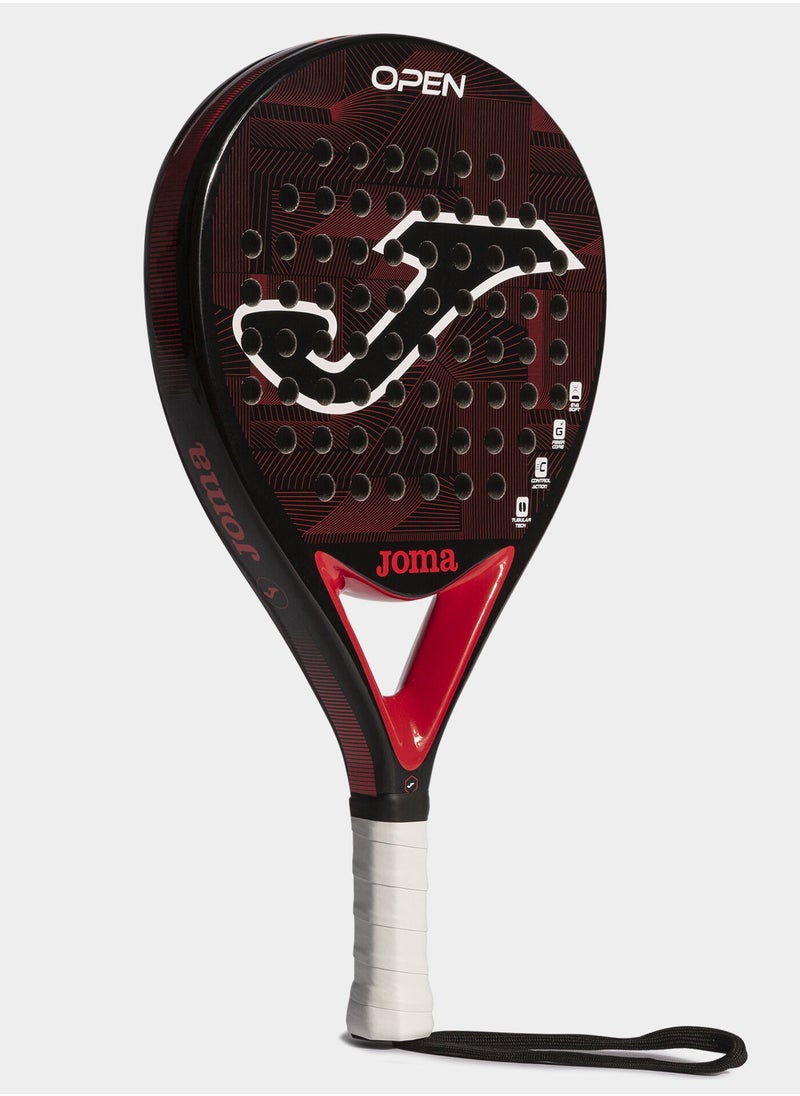Joma - Joma Padel Racket Open Black Red - Image 1