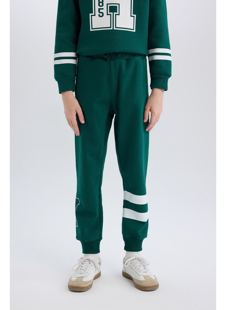 DeFacto - Boy Printed Elastic Waist Thick Jogger Sweatpants - Image 1
