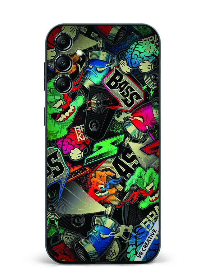 VR CREATIVE Protective Case Cover For Samsung Galaxy A15 5G/A15 Bass Design Multicolour - Image 1