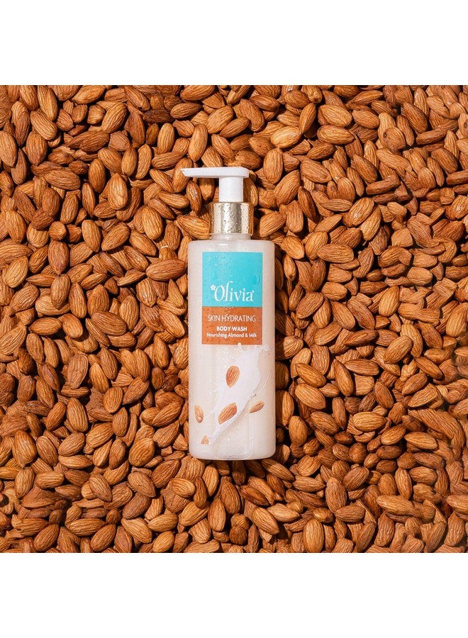 Olivia Body Wash Skin Hyderating Shower Gel With Nourishing Almondmilk 250Ml Free From Paraben Silicone Harmful Chemicals - Image 5