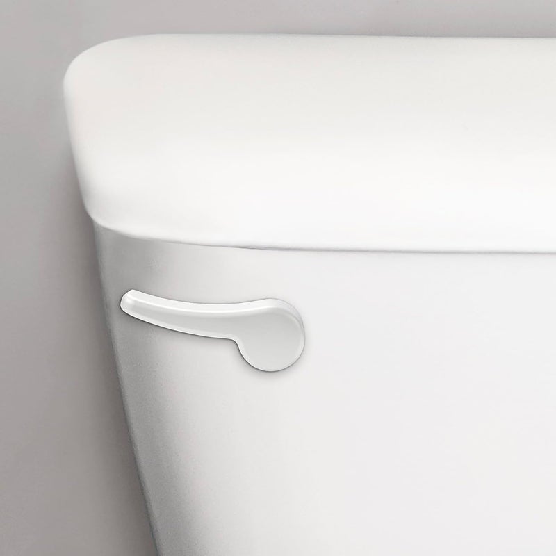 Korky Toilet Handle White  Metal Handle  Tank Lever Replacement  Universal to Fit Front Angled Side Left Mount Toilet  6065BP - Image 2