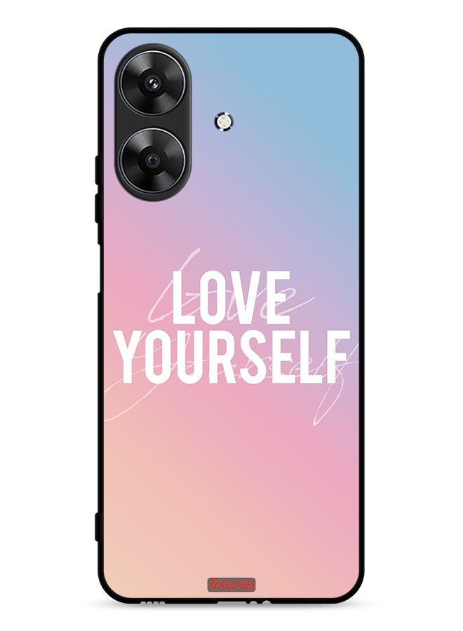Tolwak Realme Note 60 4G Protective Case Cover Love Yourself - Image 1