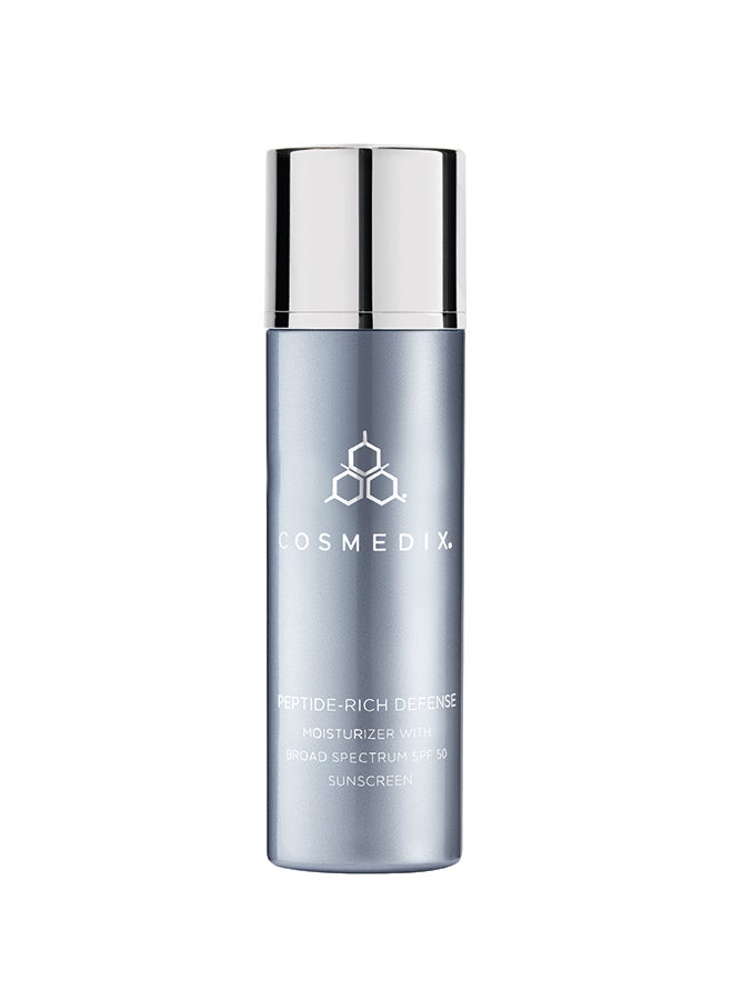 CosMedix Detox PM Activated Charcoal Overnight Purifying Face Mask | For Deep Cleansed Pore Refined And Detoxified Skin 74g & Peptide Rich Defense Daily Moisturiser Broad Spectrum SPF 50 Sunscreen | Anti-Ageing UV Protection | For All Skin Types 50ml & Purity Detox Multi-Layer Exfoliating Face Scrub Papaya Enzymes And Willow Bark | For Deep Skin Detox And Pore Cleansing 90g & Benefit Balance Antioxidant Infused Toning Mist Pore Refining And Skin Balancing Prep Mist | For Glowing Complexion 150ml Bundle - Image 3