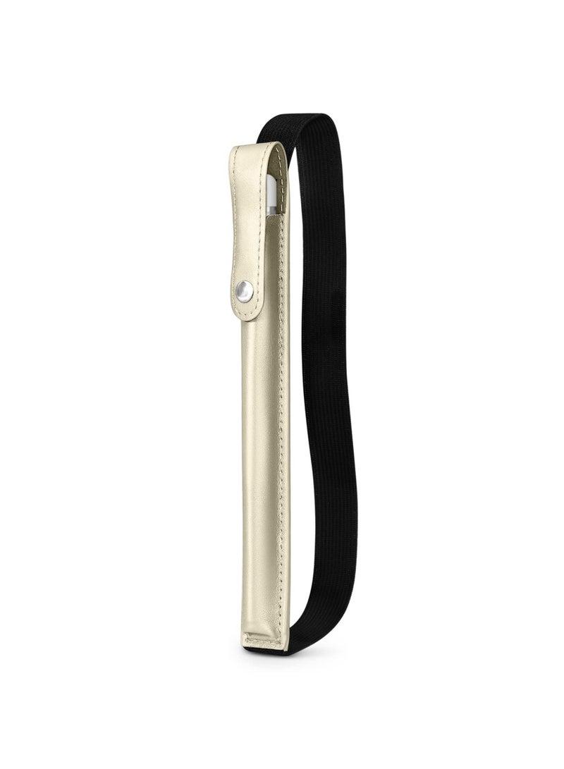 SYOSI Pencil Case with USB-C Compatibility for Apple Pencil, Leather Pencil Pouch Pencil 1 & 2 Pouch PU Leather Sleeve with Detachable Elastic Band for iPad 10.2"/ 10.5"/ 10.9"/ 11"/ 12.9" - Image 1