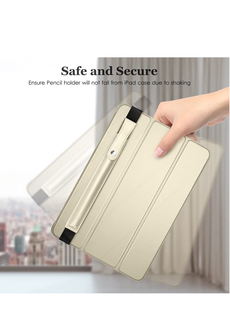 SYOSI Pencil Case with USB-C Compatibility for Apple Pencil, Leather Pencil Pouch Pencil 1 & 2 Pouch PU Leather Sleeve with Detachable Elastic Band for iPad 10.2"/ 10.5"/ 10.9"/ 11"/ 12.9" - Image 5