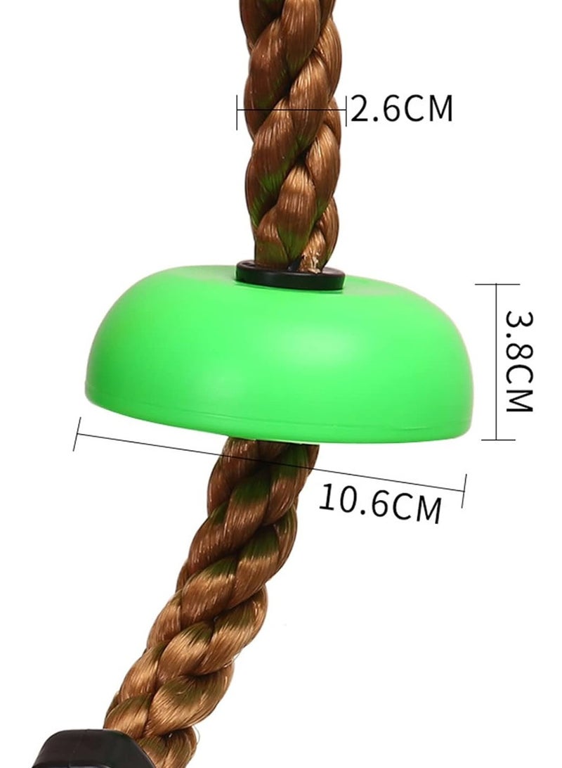 الأطفال تحلق الصحن سوينغ ، شجرة سوينغ مع منصة ، تسلق الحبل ، في الهواء الطلق متعددة الأغراض غير قابلة للانزلاق النايلون تحلق الصحن سوينغ لعبة - Image 2