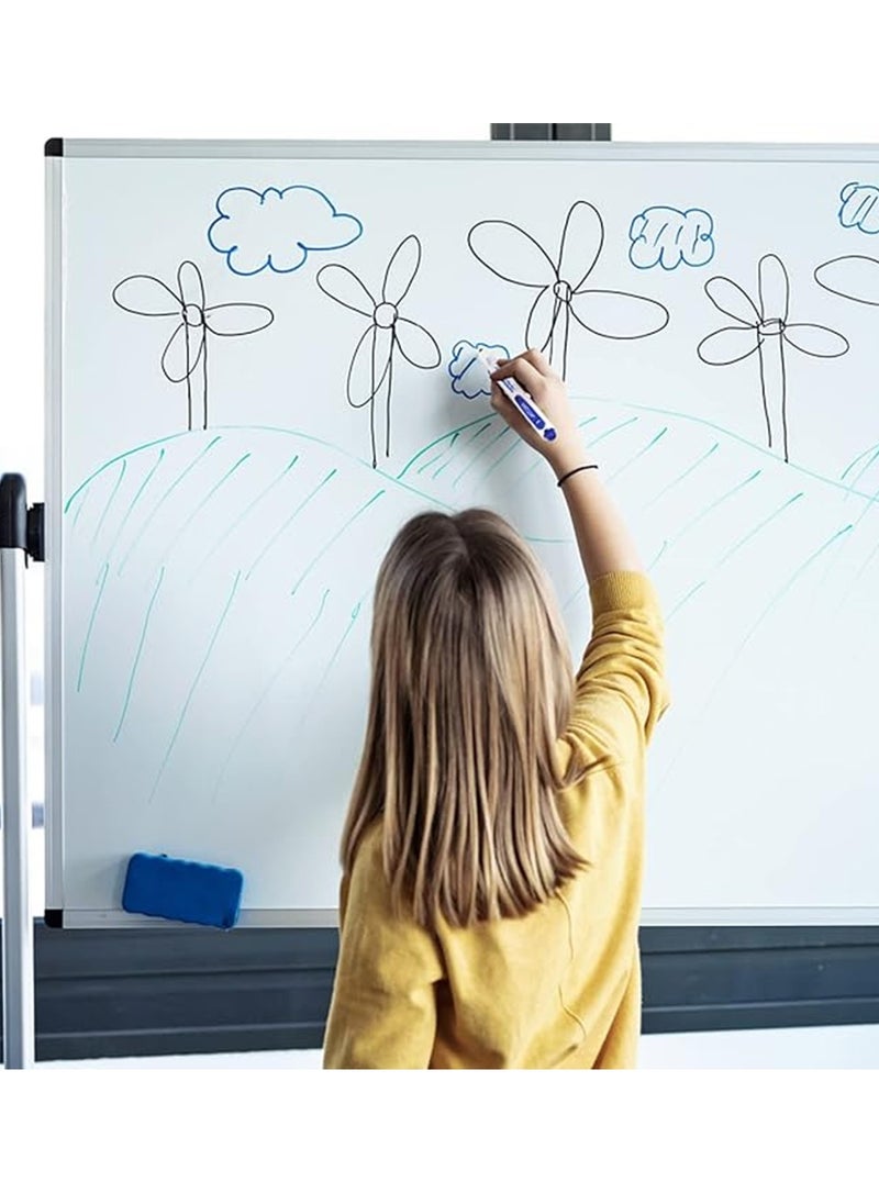 WRITECH 4-Piece Retractable Whiteboard Marker Red Ink  - Image 3