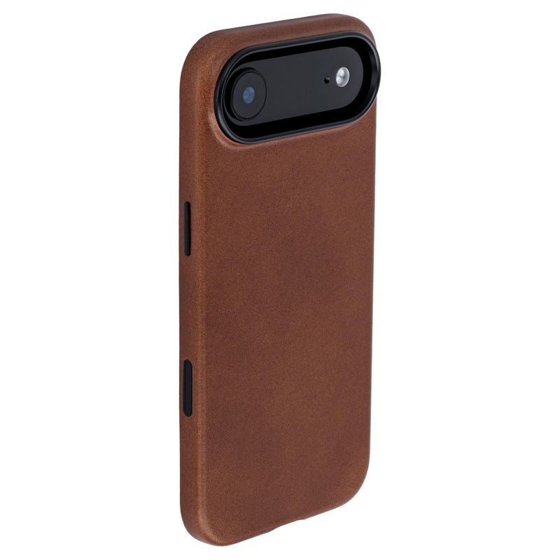 Dockem Genuine Leather Case for iPhone 17 Air Compatible with MagSafe with Capacitive Camera Control Button MSGL Brown - Image 2