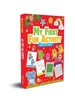 Wonder House Books My First Fun Activity Boxset of 4 Books: Spot the Difference, Mazes, Word Search & Dot to Dot 