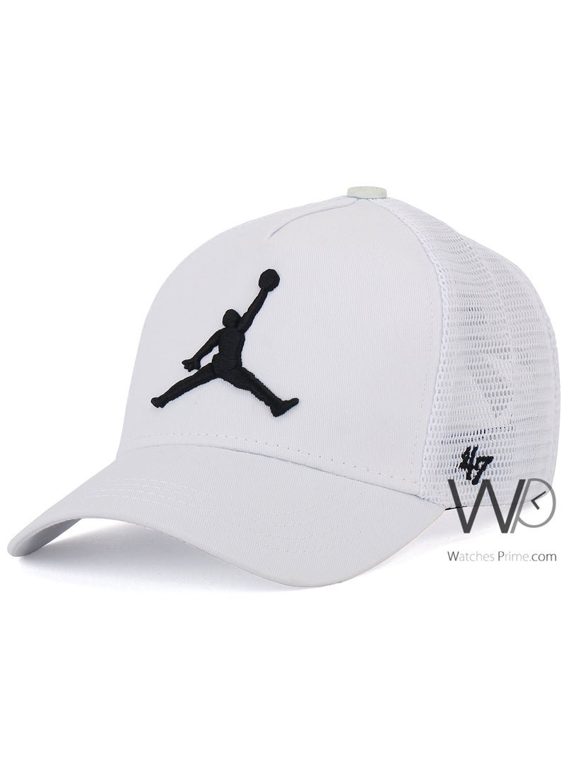 NIKE ORIGINAL Nike Air Jordan Baseball Cap White Color Cotton Hat For Men  - Image 1