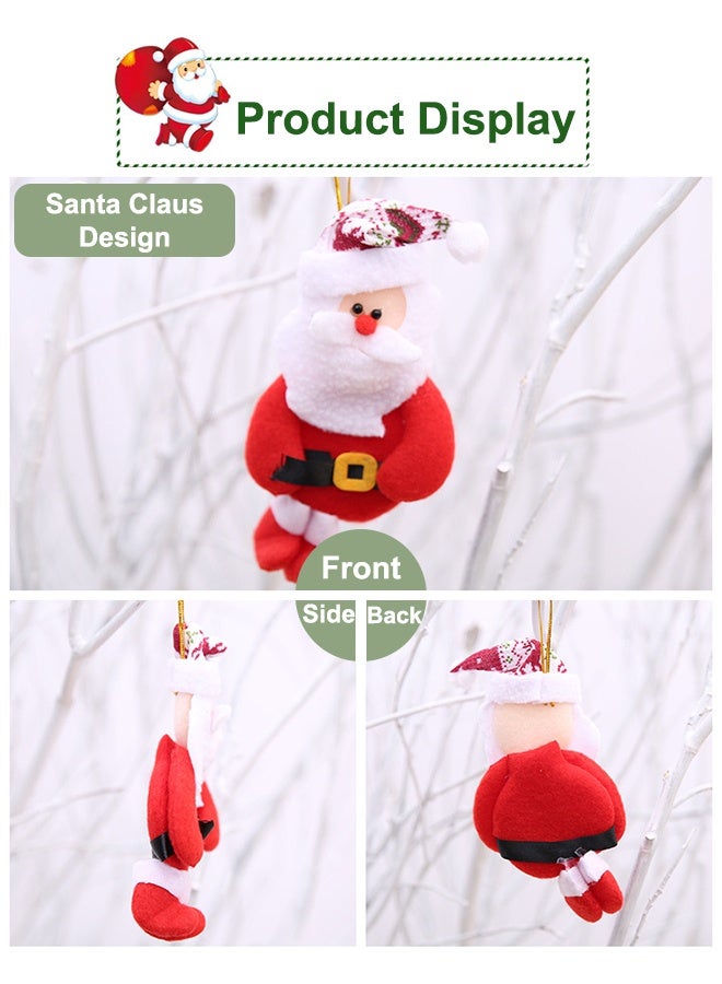 4pcs Merry Christmas Festival Tree Decorations Polyester Hanging festival Ornaments Set Decorations Indoor and Outdoor - Image 3