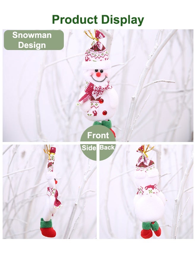 4pcs Merry Christmas Festival Tree Decorations Polyester Hanging festival Ornaments Set Decorations Indoor and Outdoor - Image 4