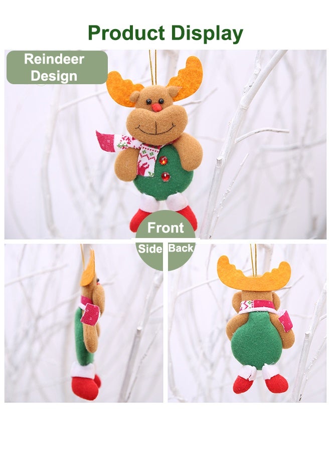 4pcs Merry Christmas Festival Tree Decorations Polyester Hanging festival Ornaments Set Decorations Indoor and Outdoor - Image 5