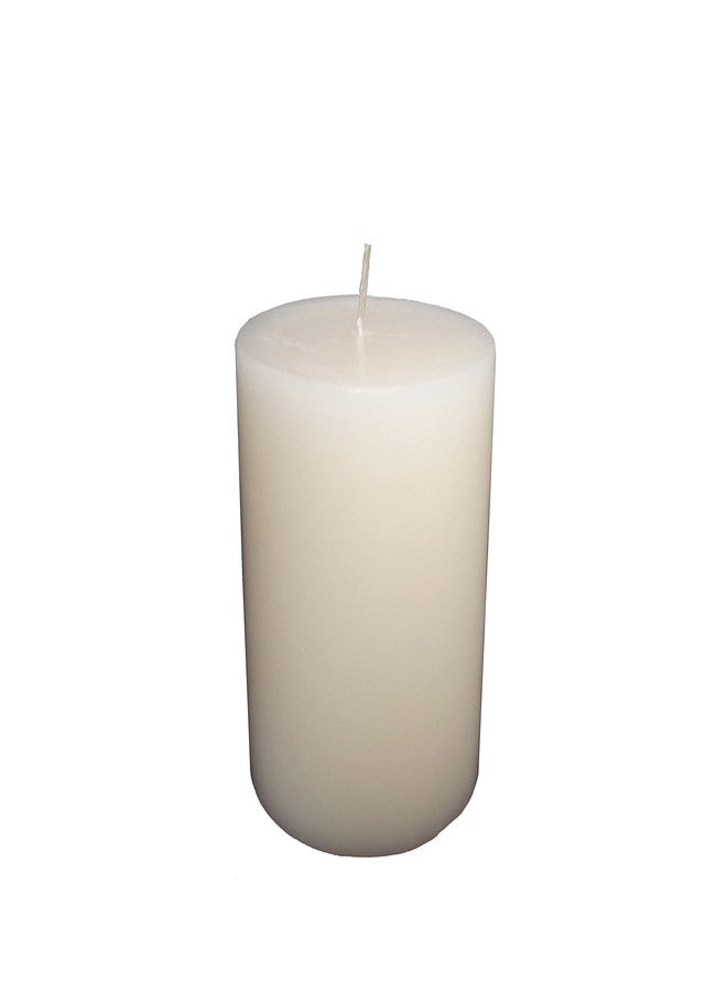 Stone & Feather� (SnF),Size 2.5x3 inches Vanilla Aromatic Pillar Candle (Paraffin Wax), Combo Pack, Burning Time 40-45 Hours, for Meditation, Home Decoration, Diwali - Image 5