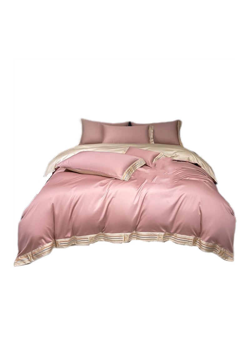 4pcs bedding set 2 pillowcases 1 quilt cover 1 bed sheet four-piece set with creative and fashionable styling - Image 1