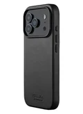 Mujjo iPhone 17 Pro Leather Case - Black