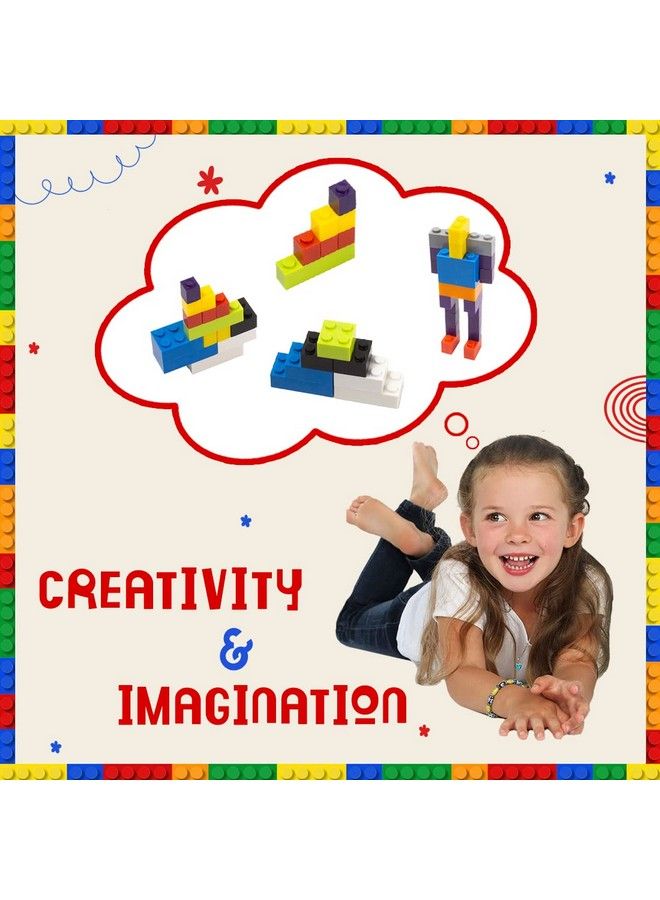 Wembley Building Blocks For Kids Toys For 6 To 10 Years Old Brick Game For Kids Creative Smart Activity Fun Educational Puzzle And Learning Children'S Toysbis Approved (Multicolor Bricks100Pcs) - Image 5