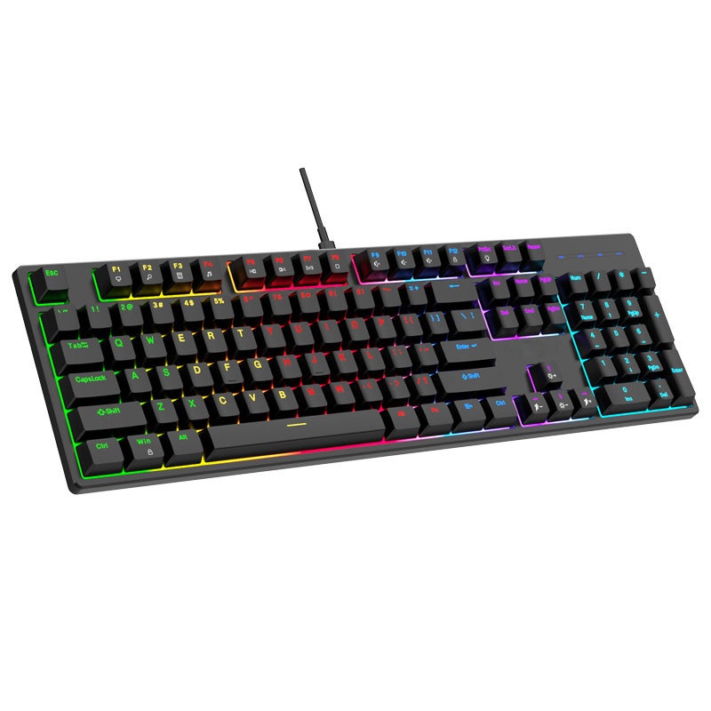 Zero Point 104-Key Mechanical Keyboard, Blue Switch, RGB, Wired - Image 3