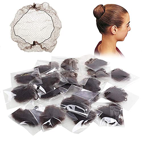 Barakath Hair Nets Invisible Hairnets for Bun Elastic Edge Mesh Hair Net Ballet Bun Holder for Girls Women Kids Dancer Nurse Wig Fixing Hair(Pack of 24) (Extra Large) - Image 2