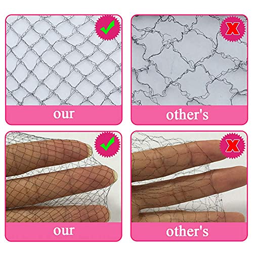 Barakath Hair Nets Invisible Hairnets for Bun Elastic Edge Mesh Hair Net Ballet Bun Holder for Girls Women Kids Dancer Nurse Wig Fixing Hair(Pack of 24) (Extra Large) - Image 5