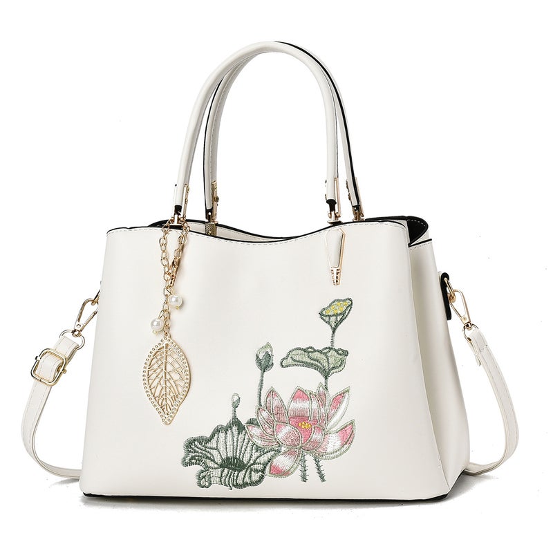 Middle-Aged Mother Bag, High-End, Versatile, One-Shoulder Crossbody Bag Manufacturer, Large-Capacity Handbag, Trendy And Fashionable Women'S Bag - Image 5