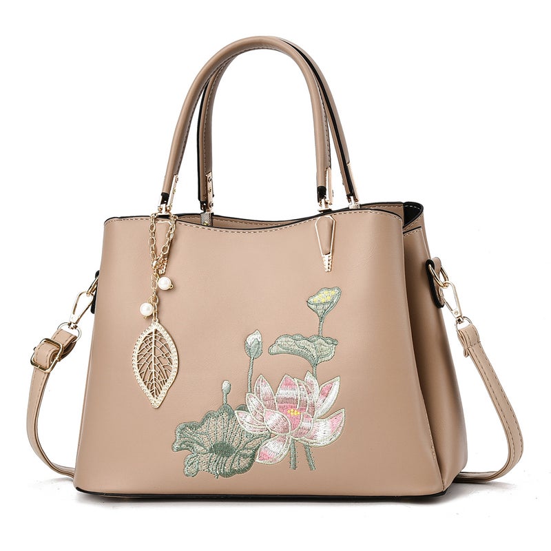Middle-Aged Mother Bag, High-End, Versatile, One-Shoulder Crossbody Bag Manufacturer, Large-Capacity Handbag, Trendy And Fashionable Women'S Bag - Image 3