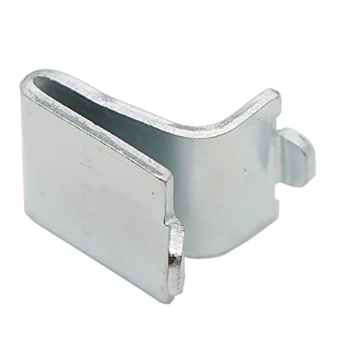 Xadnitu Adjustable Steel Pilaster Shelf Clip Support, Shelving Bracket Clips for Metal and Wood Shelves (20, Silver) - Image 4