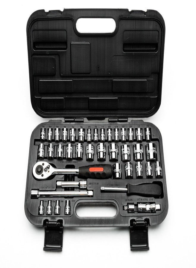 Maxpower 3/8" Drive Polycarbonate and Steel Wrench Set, 15mm Metric Sockets and 13mm SAE Sockets - Image 5