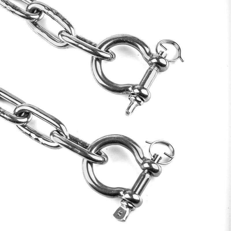 HarborCraft Stainless Steel 316 Anchor Chain with Lock Ring Shackles - 4 Sizes Available - Image 3