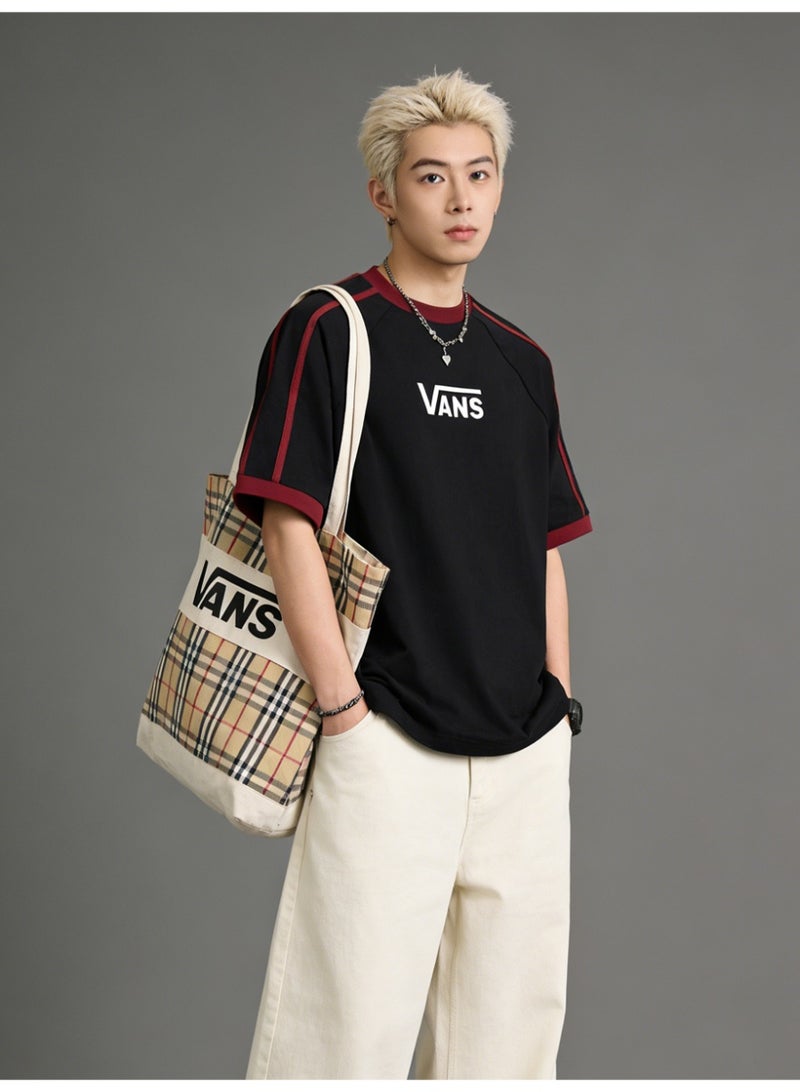 فانز Vans الرجال والنساء القمصان القصيرة الأكمام شعار الصيف الكلاسيكي - Image 1