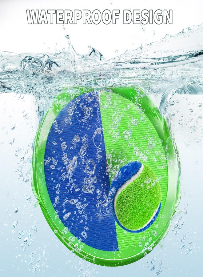 TEMI Outdoor Toys Gifts for 3-8 Year Old Kids, Toss and Catch Ball Set with 2 Paddles 2 Balls, Beach Toys Yard Games for Boys Girls - Image 3