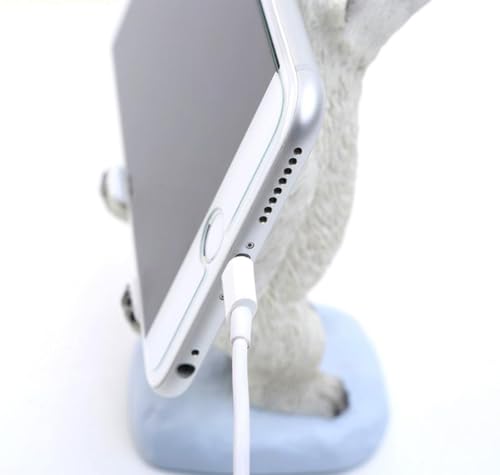 Newfancy Cute Polar Bear Animals Cell Phone Stand for Desk Smartphone Mobile Phone Holder Holder Desk Decorations - Image 4
