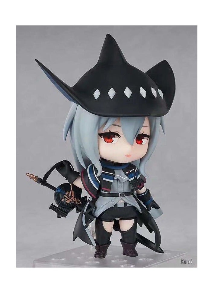 general Anime 1895# Q-version Nendoroid of Tainted Skadi with interchangeable faces, a model in a boxed figure, a gift for fans and friends (10  cm). - Image 1
