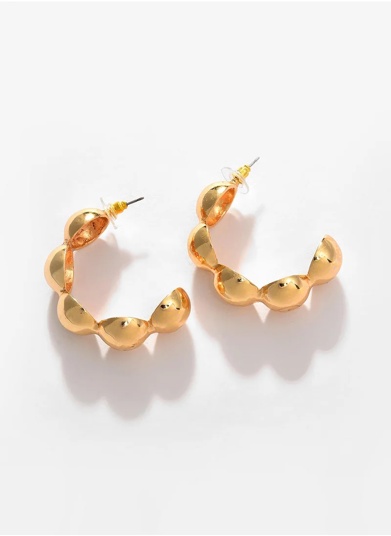 سوهي Contemporary Half Hoop Earrings