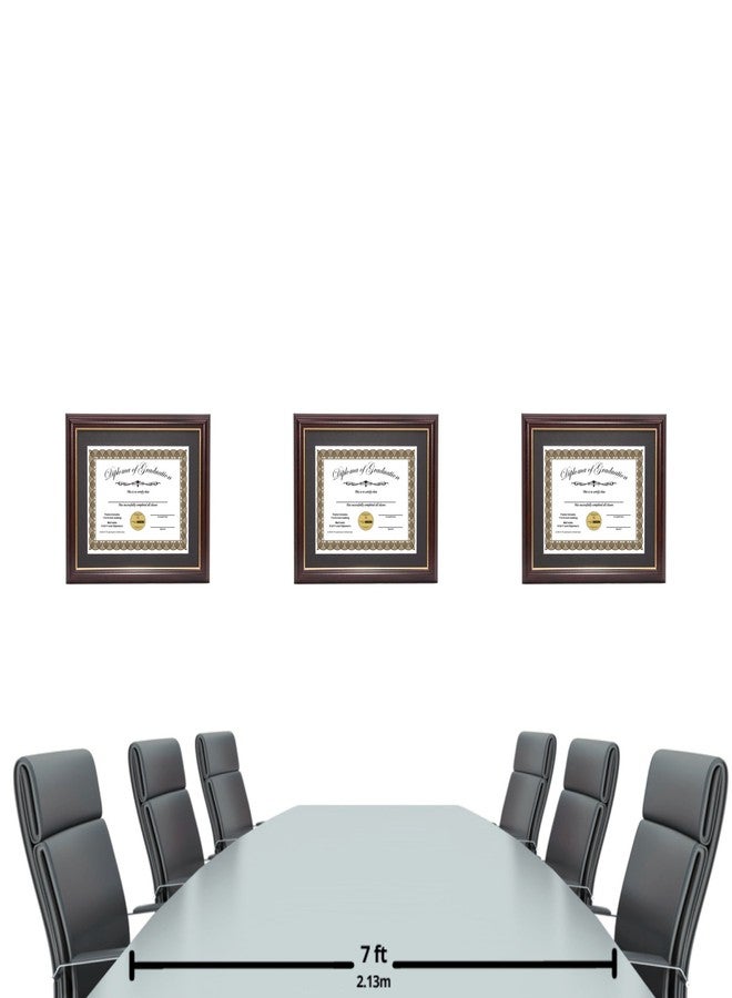 Creative Picture Frames 8.5x11-11x14mh.gold Mahogany Diploma Frame with Gold Rim and Black Matting To Hold 8.5 by 11-inch Graduation Certificate with Easel and installed Hangers - Image 5