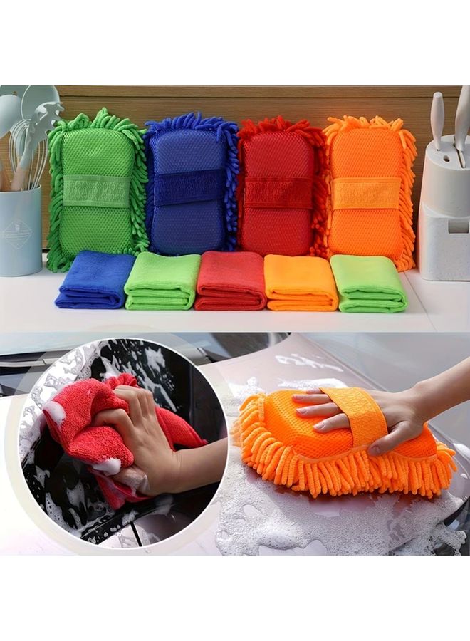 كتلة الإسفنج لغسيل السيارات الأخضر - 4 ألوان للاختيار منها - Image 2