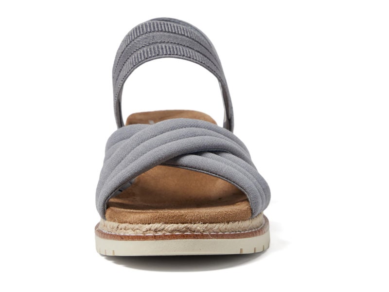 SKECHERS Women's 114685 Sandal, Grey, 6.5 - Image 2