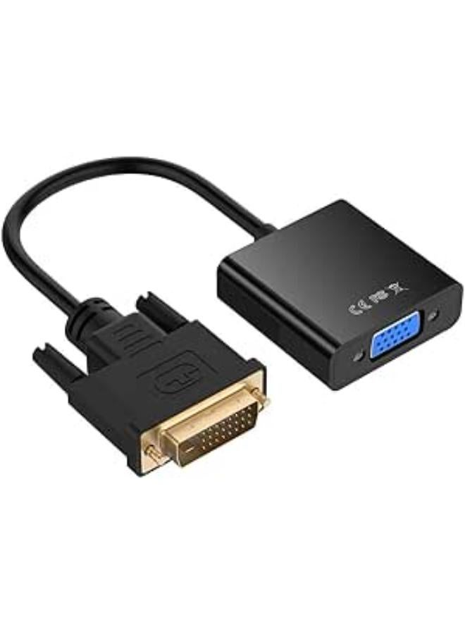 DVI 24+1 Male to VGA Female Adapter