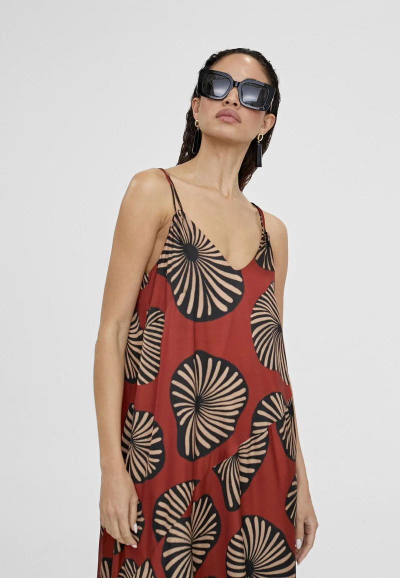 Lola Casademunt Long printed dress
